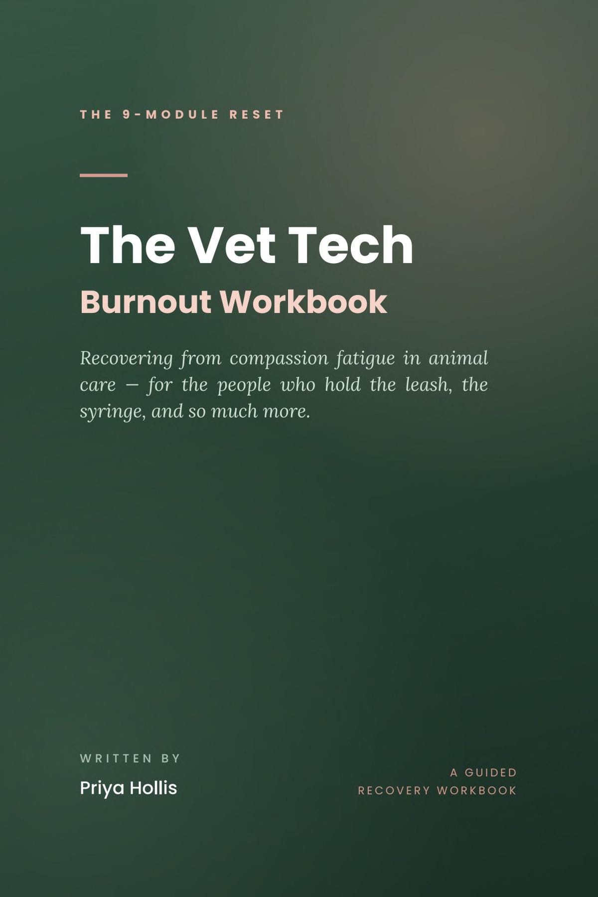 The Vet Tech Burnout Workbook