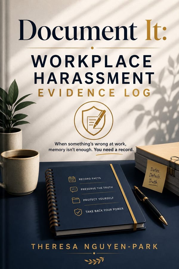 Document It: Workplace Harassment Evidence Log