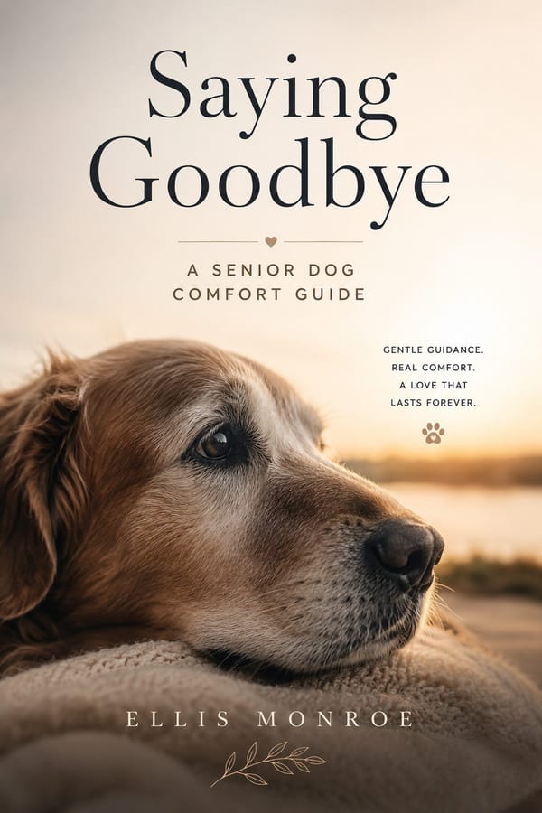 Saying Goodbye: A Senior Dog Comfort Guide